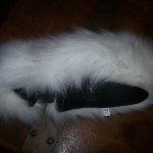 Women's Fluffy Faux Fox Fur Head Band Winter Ear Head Warmer Ski Hats Cap One Sz